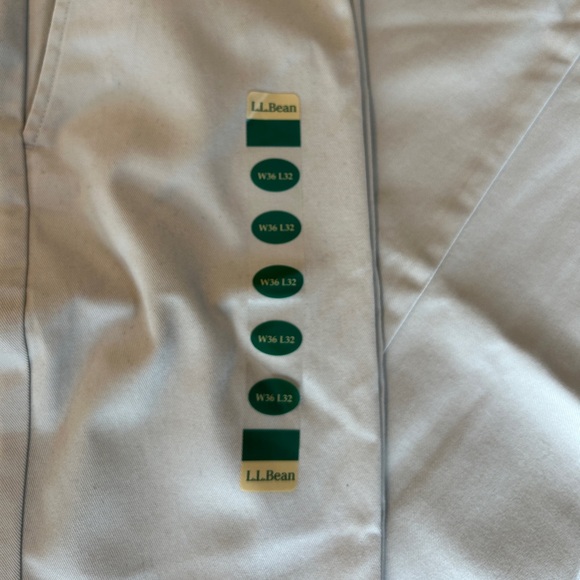 NWT LL Bean Khaki Pants - Picture 3 of 11